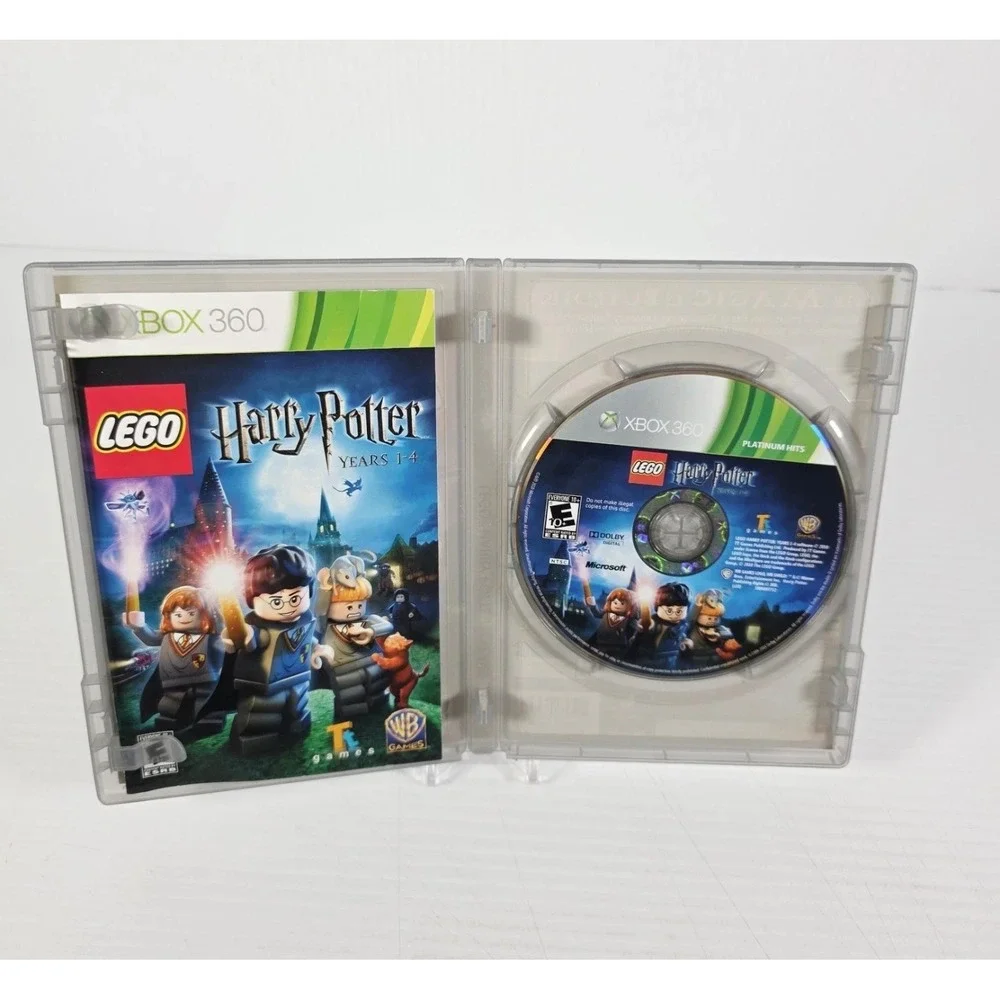 LEGO Harry Potter Years 1-4 Xbox‎ 360 Platinum Hits Video Game with Manual